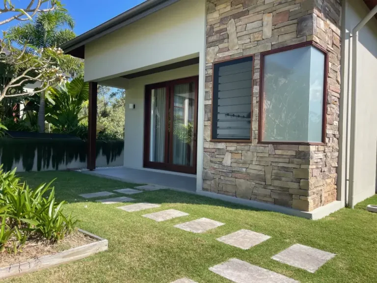 Finished installation of DecoWood fly screens on guest house windows