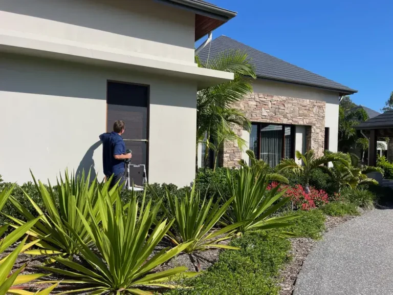 Installing fly screens on garage windows